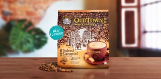 oldtown indulge white coffee with a caramel twist banner mobile