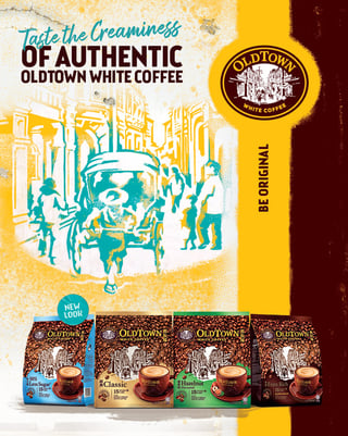 oldtown coffee white coffee banner mobile