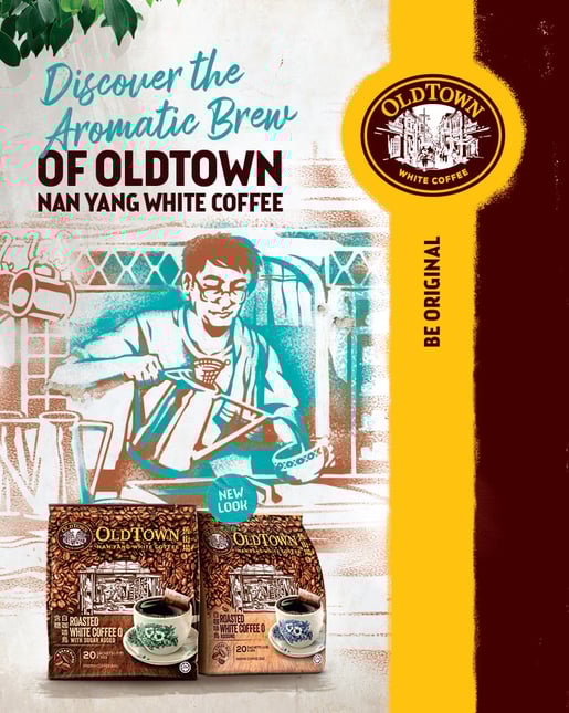 oldtown coffee nan yang white coffee banner mobile