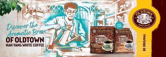 oldtown coffee nan yang white coffee banner desktop