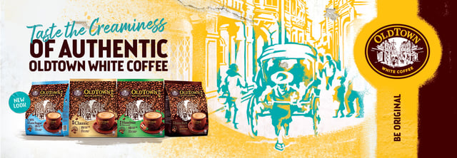 oldtown coffee white coffee banner desktop